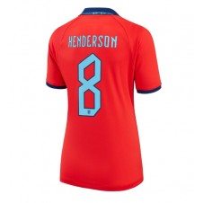 England Jordan Henderson #8 Bortatröja Dam VM 2022 Korta ärmar
